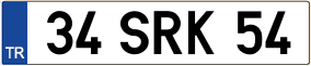 Truck License Plate